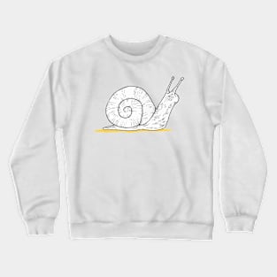 White Snail Crewneck Sweatshirt